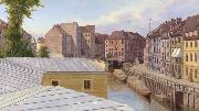 Eduard Gaertner Friedrichsgracht in Berlin china oil painting artist